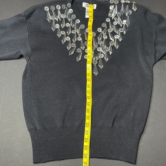 Bonnie Boerer Crystal Chandelier Sweater - Picture 7 of 13